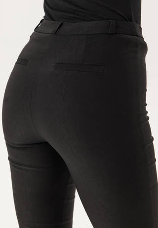 High Waist Stretchy Flared Trousers