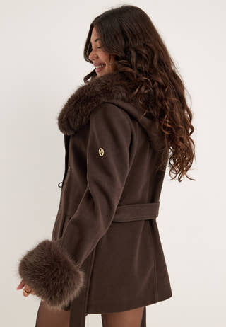 Olivia Coat Brown