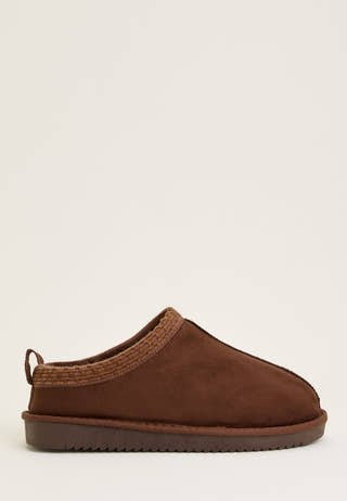 Onlstella Teddy Lined Slipper Brown