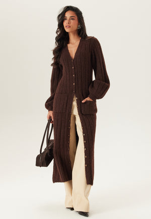 Strikket Cardigan Kjole
