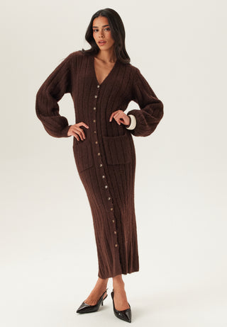 Strikket Cardigan Kjole