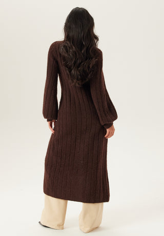 Strikket Cardigan Kjole