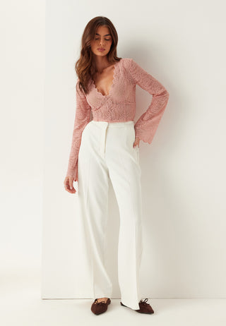 Long Sleeve Lace Top