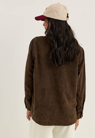 Pceffi Ls Shirt Brown
