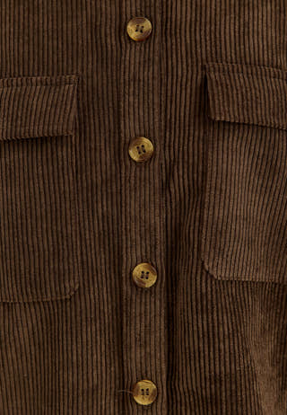 Pceffi Ls Shirt Brown