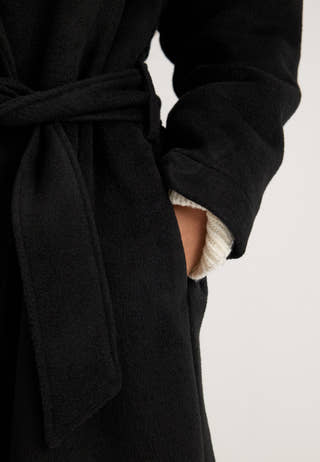 Objclara Oversize Wool Coat Black