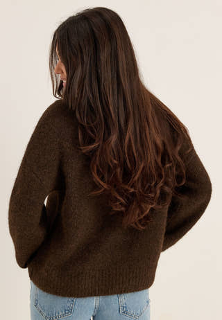 Objsaggia Ls Lo Pullover Brown