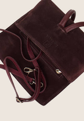 Barletta Small Suede Bag
