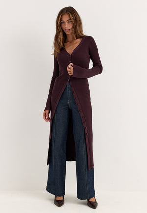 Knitted Cardigan Dress