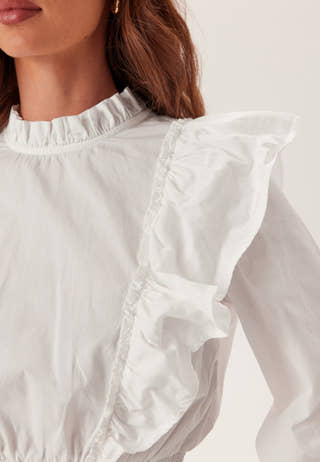 Cotton Frill Blouse