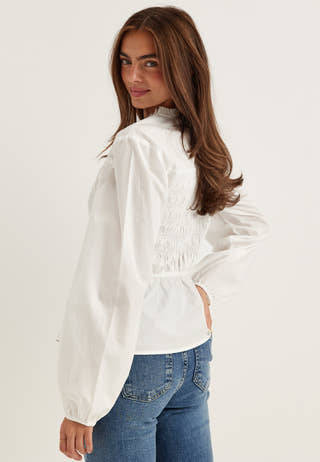 Smock Cotton Blouse