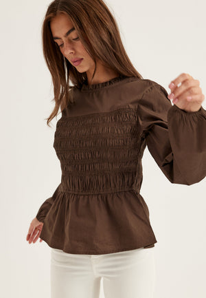 Smock Cotton Blouse