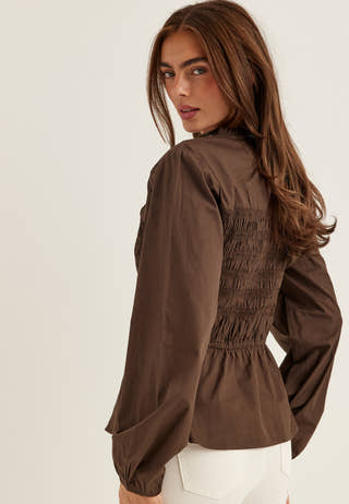 Smock Cotton Blouse