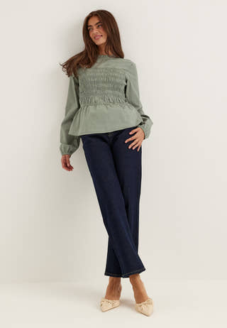 Smock Cotton Blouse