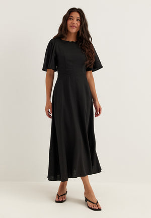 Linen Midi Dress