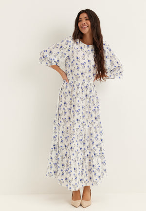 Butterfly Sleeve Maxi Dress