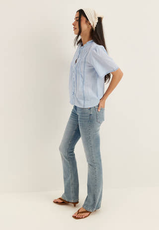 Pleated Detail Blouse