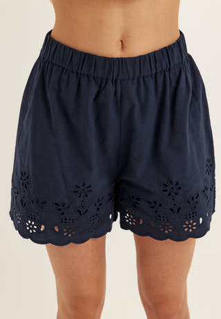 Embroidered Shorts