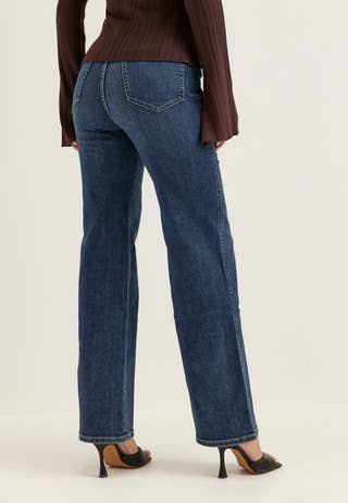 High Straight Leg Jeans