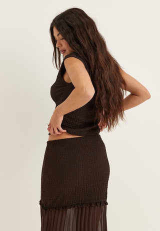 Structure Cap Sleeve Top