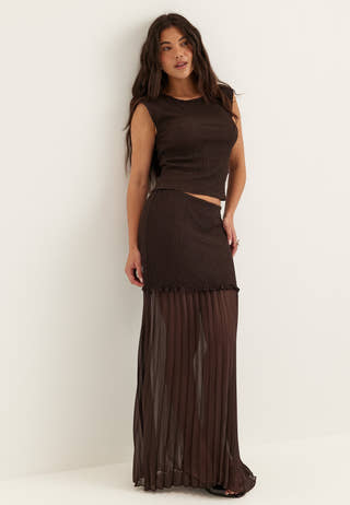 Structure Cap Sleeve Top