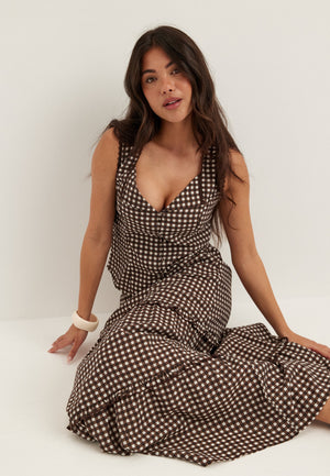 Frill Maxi Skirt