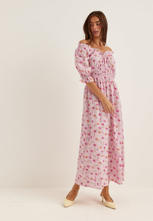 Smock Maxi Dress