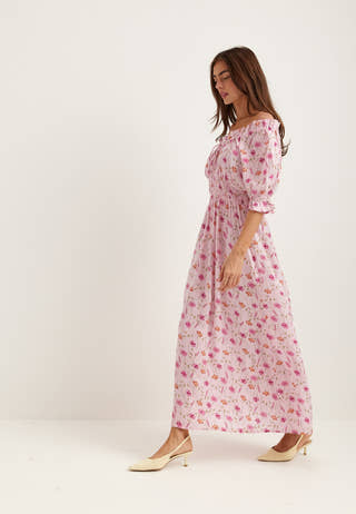 Smock Maxi Dress