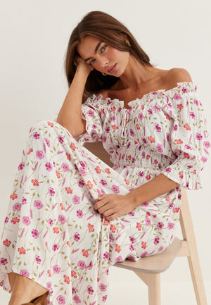 Smock Maxi Dress
