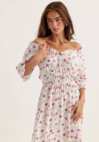 Smock Maxi Dress