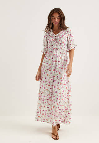 Smock Maxi Dress