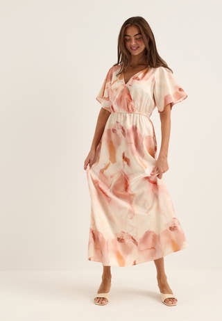Satin Maxi Dress