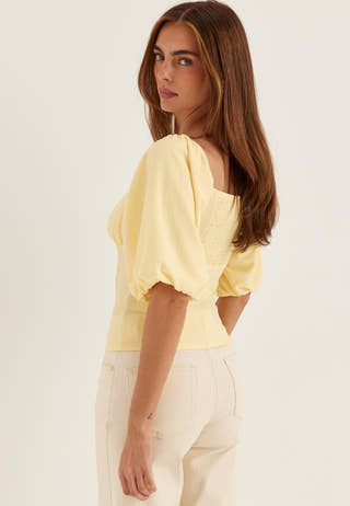 Volume Sleeve Top