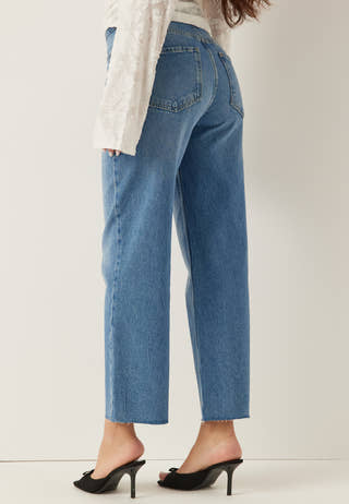 Linn High Straight Ankle Jeans