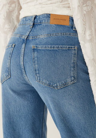 Linn High Straight Ankle Jeans