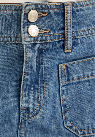 Denim Mini Skirt