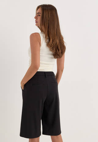 High Waist City Shorts Black