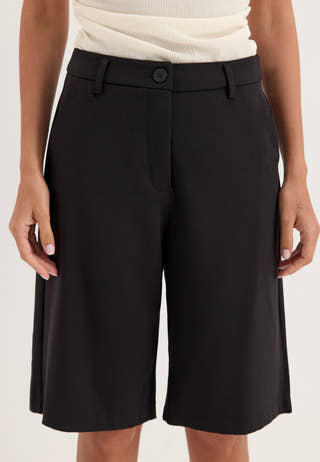 High Waist City Shorts Black