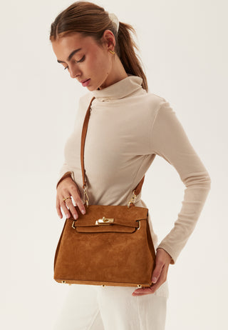 Rivoli Suede Handbag