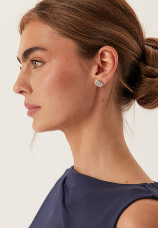 Knot Crystal Stud