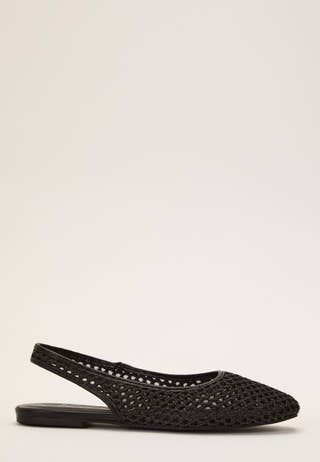 Onlakira-7 Woven Slingback Ballerina