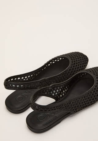 Onlakira-7 Woven Slingback Ballerina