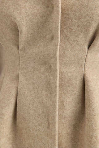 Shaped Short Coat White
