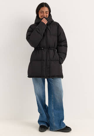 Padded Down Jacket Black