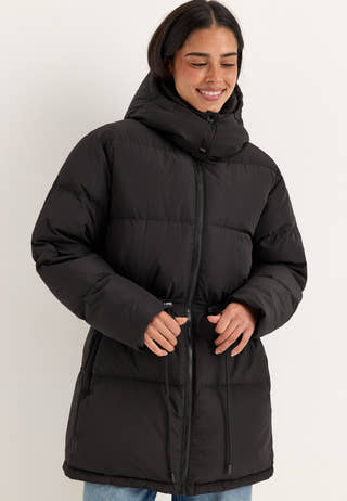 Padded Down Jacket Black