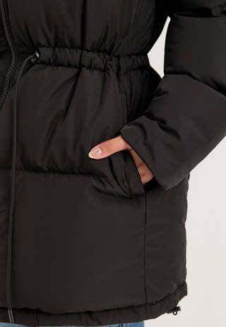 Padded Down Jacket Black