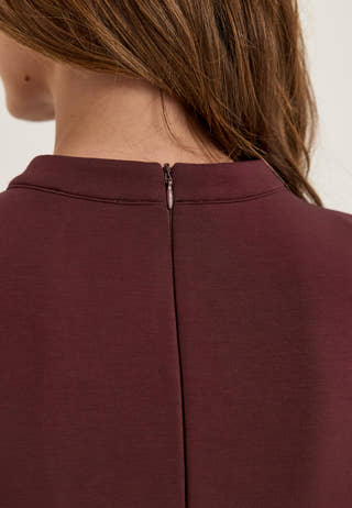 Ina Keyhole Short Power Dress Purple
