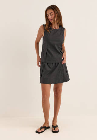 Objkaela Hw Lo Bermuda Short Black
