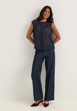 Slftoran Regular Sl Striped Shirt Striped