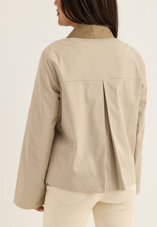 Vmchelseapoppy Short Jacket Noos Beige